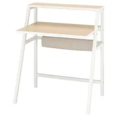 4/28に掲載終了 IKEA HAUGA ハウガ デスク ベージュ - メルカリ