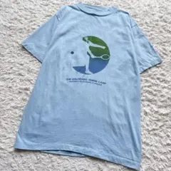 70s 初期 USA製 Anvil コロラド大学 テニスキャンプ Tシャツ 水色