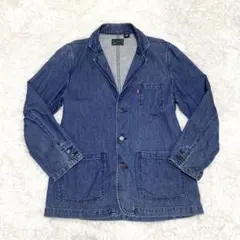 リーバイス デニムブレザー テーラードジャケット ヘンプ混 M相当