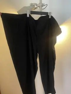 レインメーカー　ブラック イージーパンツ ワイドパンツ