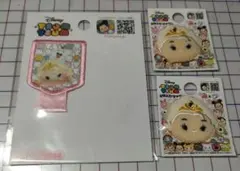 Disney Tsum Tsum 　ツムツム　ディズニー　アナと雪の女王　名札