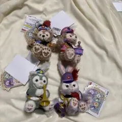 ダッフィー　シェリーメイ　ジェラトーニ　ステラルーぬいぐるみストラップ