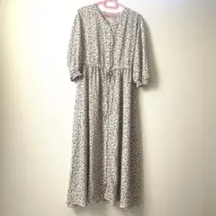 【GU 花柄ロングワンピース Sサイズ】