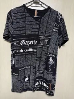 JOHN GALLIANO ジョンガリアーノ ニュースペーパー ロンT - メルカリ