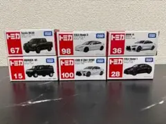 トミカ 6台セット BMW レクサス ハイラックス ハマーH2 テスラ モデルYのサムネイル