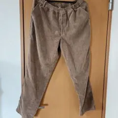 SENSE OF PLACE コーデュロイワイドパンツ L ブラウン