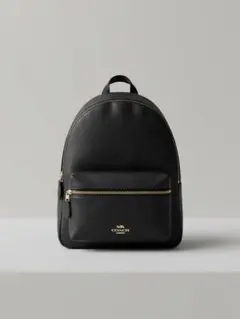 COACH コーチ ブラック レザー リュック バックパック三つ折り財布