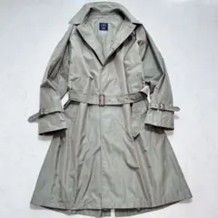 未使用級 XL相当◎ビームスエフ 名品 シングルラグランスリーブコート オリーブ