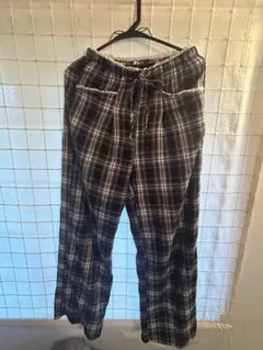 チェック柄 パンツ カジュアル