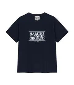 新品タグ付き　マリテフランソワジルボー　ロゴTシャツ　ネイビー