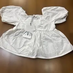 ZARA フリルブラウス　116