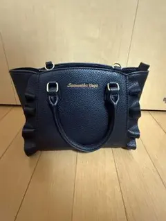 サマンサベガ フラッター 小 ブラック 2WAY トートバッグ