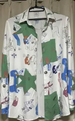 Paul Smith 多色プリントシャツ L