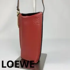 LOEWE ロエベ ゲートポケット ポシェット レザー レッド系 美品✨️のサムネイル