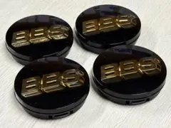 新品未使用】BBS 純正センターキャップ 黒4個セット 70mm リング付き