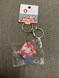 ハローキティ　万博 サンリオ　ミャクミャク 立体マスコットクリアキーホルダー