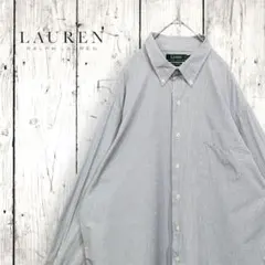 ローレンラルフローレン★長袖シャツ★チェック★コットン★BD★2XL相当