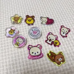 おはじきシール＆フレークシール　リラックマ　①