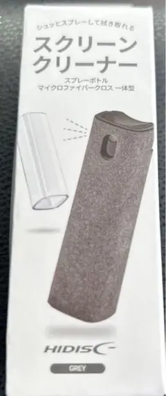DAISOスクリーンクリーナー スプレーボトル マイクロファイバークロス 一体型