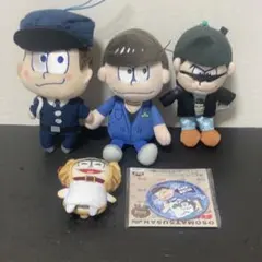おそ松さん カラ松 ぬいぐるみ マスコット 痛い服Ver. まとめ売り 缶バッジ