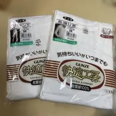 GUNZE 快適工房 メンズ肌着 2点セット Mサイズ