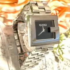 稼動　GUCCI　3600J グッチ　メンズ腕時計　シルバー　純正ベルトのサムネイル