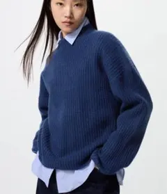 【UNIQLO】スフレヤーンモックネックセーター