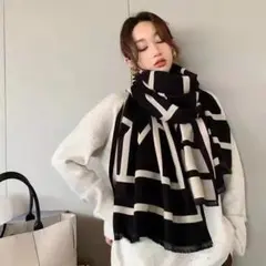 新品訳あり 大判ストール カシミヤタッチ マフラー ロングマフラー ひざ掛け 通