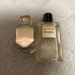 ティファニー　ローズゴールド　空き瓶　CHANEL 香水のサムネイル