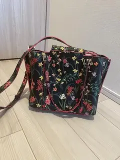 コールハーン　カバン　バック　花柄