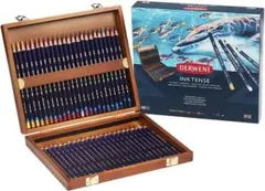未使用級】DERWENT ダーウェント パステルペンシル 90色 木箱セット