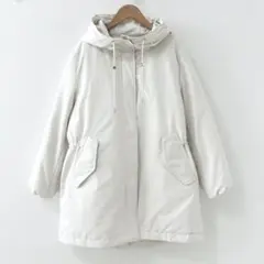 2024AW✨23区　ミリタリーダウンコート　ホワイト　大きいサイズ　44