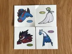 ポケモンパン デコキャラシール 4点