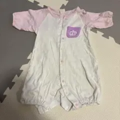 BABYDOLL ロンパース 王冠デザイン 少し、毛玉になってるかと思います