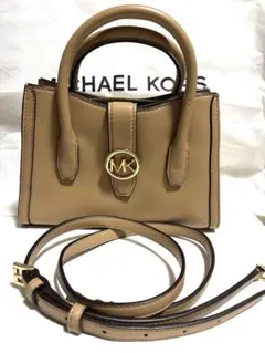 MICHAEL KORS ベージュ 2wayバック　ショルダー　保存袋付き