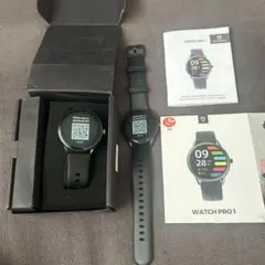 スマートウォッチ 本体 黒　2本セット