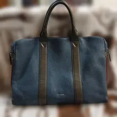 ポール・スミス　ビジネス　トートバッグ　シュリンクレザー　2WAY
