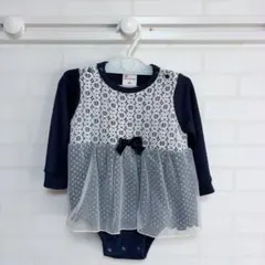 【匿名配送】レース　ロンパース 80cm 女の子