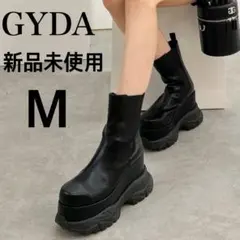 未使用☆GYDA Wソール サイドゴア ブーツ 厚底 Y2K