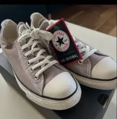 Converse All Star 新品未使用 ベージュ ローカットスニーカー