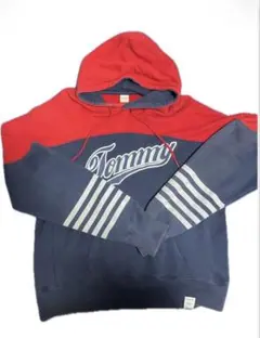 TOMMY トミー　パーカー　フーディ　レッド　ネイビー　古着
