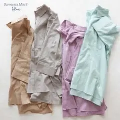 ほ*ん様 SamansaMos2新品タグ付き 接触冷感 柄アソートビッグシャツ