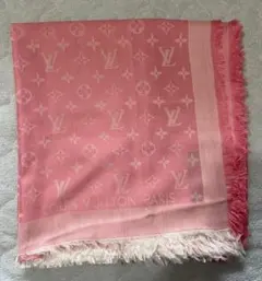 ルイヴィトン モノグラム 大判ストール ショール ピンク 正規品