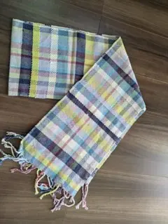 春の綿マフラー