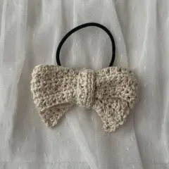 ୨୧ ribbon hair accessory ivory