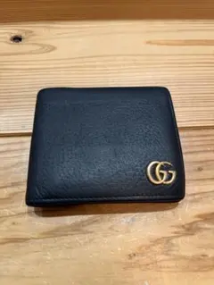 ポテトサラダ様専用【GUCCI 】二つ折り 札入れ 428726 GGマーモント