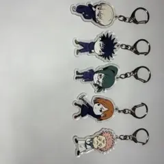 呪術廻戦 アクリルミニキャラクターキーホルダー5個セット