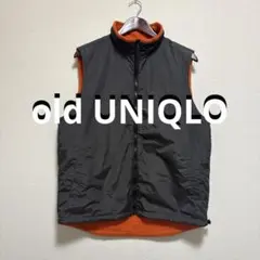 old UNIQLO 紺タグ リバーシブルベスト Lサイズ