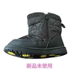 【未使用品】NorthDate ブラック キッズブーツ ファスナー付き