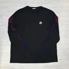 【極美品】モンクレール　ロングTシャツ　長袖　ブラック　XL